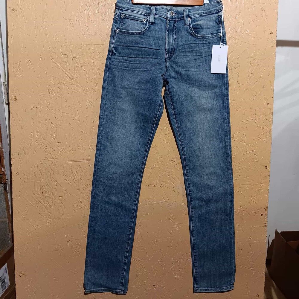 Edwin 1947 mens Maddox Slim Fit Ambition Blue Denim Mid Rise Size 28 NWT